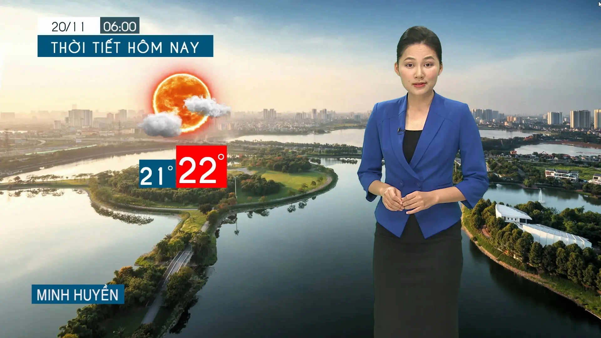 Dự báo thời tiết tối | 20/11/2025